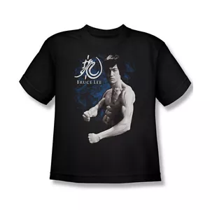 T-shirt bambino Bruce Lee Dragon Stance taglie - S-L nuova - Foto 1 di 1