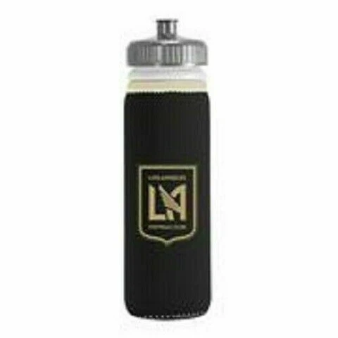 LOS ANGELES FC 22oz SQUEEZABLE PLASTIC WATER BOTTLE (CLOSEOUT) Cover
