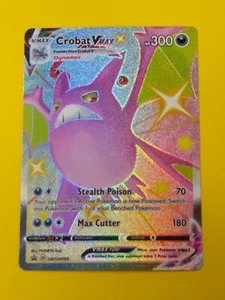 Pokemon Shining Fates - 1x Crobat VMax - SWSH099 - Promo Shiny Full Art Rare - Picture 1 of 6