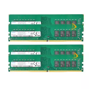 Samsung DDR4 RAM 4x 16 GB 2RX8 PC4-2400T 19200MHz 288Pin UDIMM Desktop Memory - Picture 1 of 6