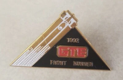VTG 1992 Indianapolis 500 GTE General Telephone Electric Front Runner Racing Pin - Image 1 of 3