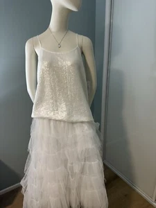 JOEY THE LABEL…White..Tokyo Tutu..Tulle ..Skirt Sz 14 Brand New With Tags - Picture 1 of 4