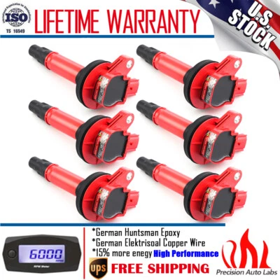 Juego de 6 bobinas de encendido para Ford F150 Edge Lincoln Mazda 3,7 L 3,5 L V6 UF553 DG520 Foto 1 de 4