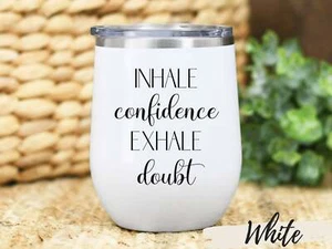 Motivational Coffee Mug Wine Tumbler, Spin Gifts Women, Insulated Wine Tumbler,I - Picture 1 of 7