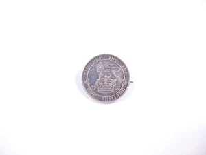 moneda de plata 1902 broche chelín moneda inglesa - Imagen 1 de 3
