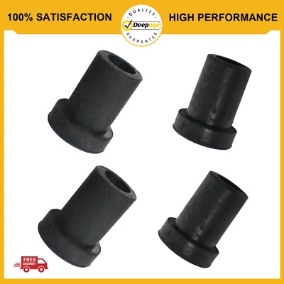 4Pcs Rear Leaf Spring Shackle Bushing For 01-07 Chrysler Town Country Voyager Foto 1 de 4