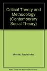 Critical Theory and Methodology (Co..., Brown, David D.