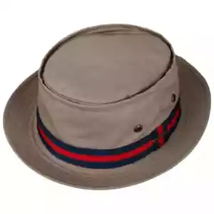 stetson beige pork pie hat bob mortimer size xl - Picture 1 of 2