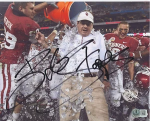 Bob Stoops Signed 8x10 Photo Picture BAS Beckett COA Oklahoma Sooners - Picture 1 of 1