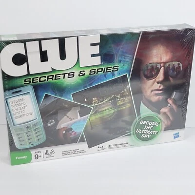 CLUE: SECRETS & SPIES Electronic Board Game Brand New Sealed Condition Hasbro - Image 1 of 4
