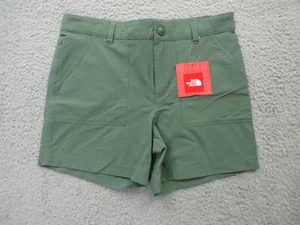 The North Face Shorts Girls Large Duck Green Parker Hiking Outdoors - Picture 1 of 16