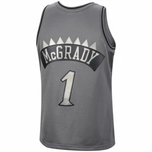 Mitchell & Ness Raptors Tracy Mcgrady 1998 METAL WORKS Graphite SWINGMAN JERSEY - Picture 1 of 12