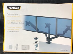 Fellowes Platinum Series Triple Monitor Arm - Picture 1 of 5