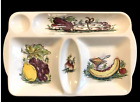 Vintage Beswick  Serving Platter Divided Dish Tray Hors D'oeuvres Plate 1950's