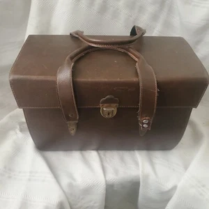 Vintage Kameratasche/Tasche braun Leder - Bild 1 von 6
