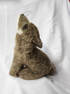 Juguete de peluche Zoona Howling Coyote Wildlife 10" peluche madera lobo aullido - Imagen 1 de 4