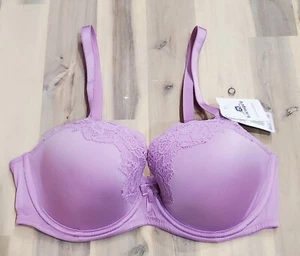 B.tempt'd by Wacoal Women's Always Composed Contour Underwire Bra in Purple 36D - Picture 1 of 5