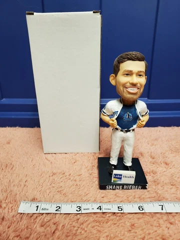 Lake County Captains Shane Bieber "Superman" Bobblehead Cleveland Guardians SGA Cover