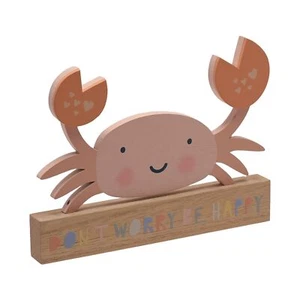 Petit Cheri MDF Crab Mantel Plaque 18cm - Picture 1 of 1