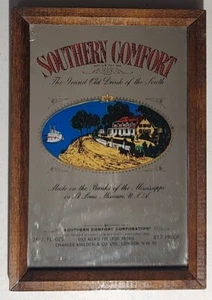 Southern Comfort Grand Old Drink Of The South Vintage Mirror Sign. 9.5"x 13.5" - Picture 1 of 5