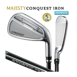 NEW MAJESTY CONQUEST Iron #6-9,Pw(5Clubs) Speeder NX HV340 Flex SR Iron Set - Picture 1 of 7