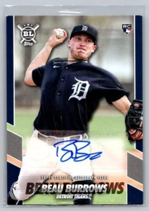 2021 Topps Certified Auto Rookie Beau Burrows #OAA-BB - Picture 1 of 2