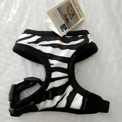Arnés para perros, color cebra, taza de té (xsm.) talla, nuevo con etiquetas Foto 1 de 4