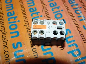 KLOCKNER MOELLER 02-DIL-E SMALL CONTACTOR AUX 2 N/C QUANTITY - Picture 1 of 1