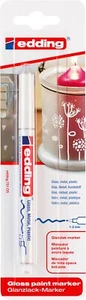 Edding 751 Glanzlackmarker Creativ Bianco Im Blister. Ritocco, Marker 1-2mm Neu - Bild 1 von 2