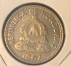1967 Honduras 10 Centavos Copper Nickel Coin-26Mm--Km#76.2