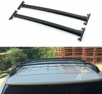 2Pcs Roof Rail Racks Cross Bars Crossbars Fit for Land Cruiser LC200 2008-2021 - Image 1 of 4