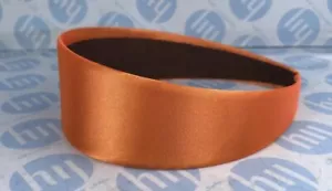 ORANGE BRIGHT COLOUR HEADBAND 4.5CM WIDE SATIN FABRIC ALICE BAND HAIR HEAD - Picture 1 of 4