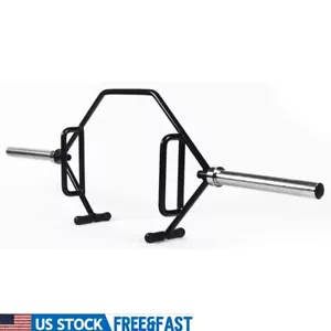 Olympic Hex Trap Bar 1000 Lb Capacity Weight Lifting Heavy Duty Steel Open Black - Picture 1 of 7