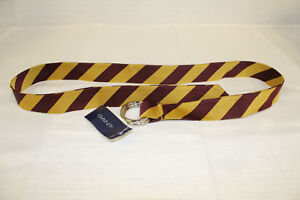 GANT Women's University Purple Stripe Belt One Size $85