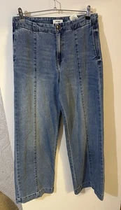 Kensie The Kaya High Rise Wide Leg Jeans Größe 4 Taille 27 - Bild 1 von 6