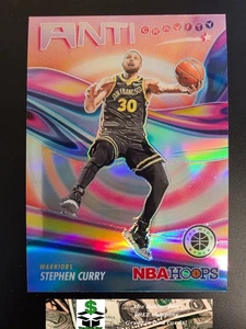 2023-24 Panini Hoops Premium Stock Stephen Curry ANTI SILVER PRIZM Card #3 - Picture 1 of 2