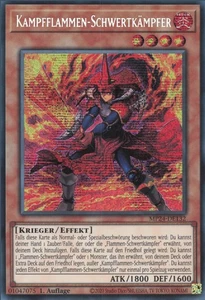 YuGiOh Kampfflammen-Schwertkämpfer MP24-DE132 Secret Rare Deutsch Neu 1st - Bild 1 von 2