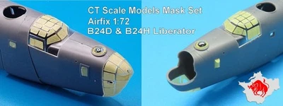 Airfix 1:72 B-24H & B-24D Liberator Mask sets A09010 & A09011 - Image 1 of 4