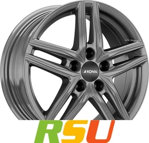 Ronal R65 cerium grey 8x19" ET55 LK5 112 ML 66.5 Alufelgen 19 Zoll - Bild 1 von 3