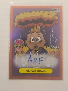 2025 GPK 40th Anniversary Homage Garbahj ADAM Bomb RED 2/5 ART Fuentes Autograph - Picture 1 of 2