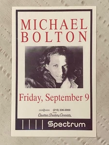 Michael Bolton Tour Poster Spectrum Philadelphia wohl 90er Jahre - Bild 1 von 1