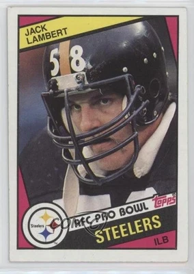 1984 Topps Jack Lambert #167 HOF - Image 1 of 2