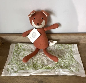 Hazel Village Reginald Fox Stuffed Animal Doll Boy Meadow Breezes Bandana - Foto 1 di 14