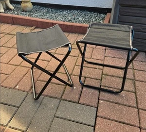 Outdoor Mini Camping Stühle Sitz Hocker Leicht Klein Faltbar - Bild 1 von 2