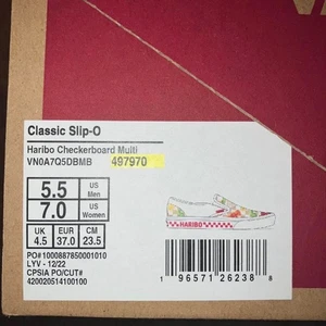 Haribo Checkerboard Multicolor Classic Slip-On Vans - Bild 1 von 7