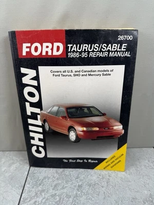 Chilton Ford Taurus Sable 1986-95 Repair Manual 26700 Wiring & Diagram Included - Image 1 of 4