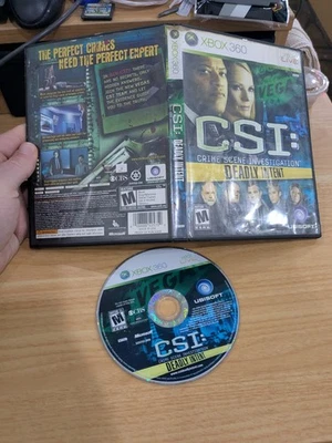 M2 CSI: Crime Scene Investigation Deadly Intent Microsoft Xbox 360 No Manual - Image 1 of 4