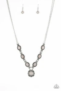 Paparazzi - Collar de ensueño del desierto Serenely Southern Pulsera Plata - Imagen 1 de 2