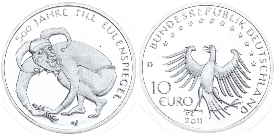 Germany 10 Euro 2011 Sample Or Coin Confusion In Silver 92028 - Image 1 of 1