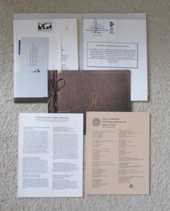 VEREINIGTE NATIONEN 50 JAHRE JUBILÄUMSHEFT 12 SEITEN PGE UN PRESSEBUCH UND BEILAGEN - Bild 1 von 1